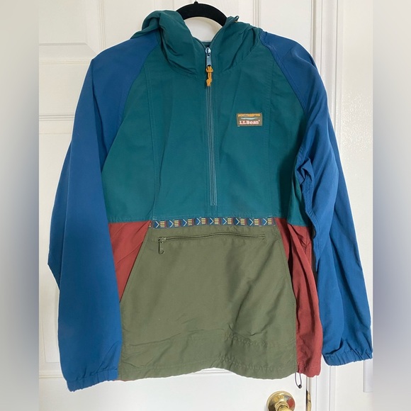 L.L. Bean Jackets & Blazers - L.L. Bean Multicolor Raincoat - Blue, Green, Red